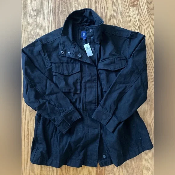 NWT Black Fall Utility Jacket PERFECT For Fall BRAND NEW - Picture 3 of 3